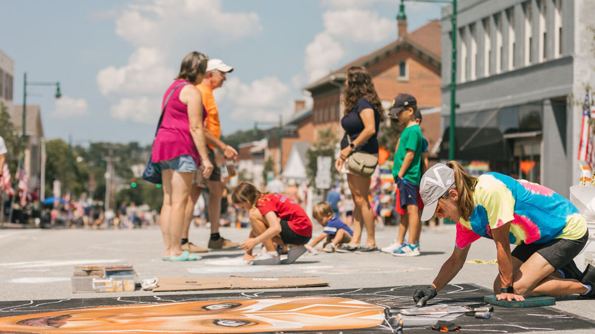 Uptown Chalk the Block Festival in Somerset, PA
