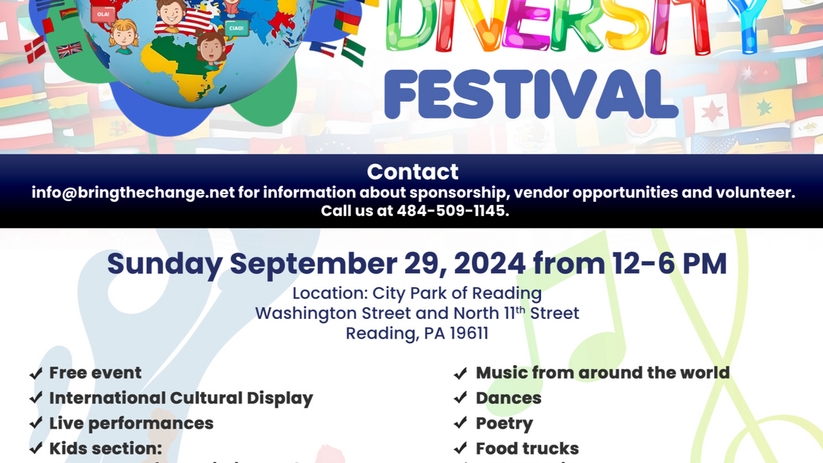 Berks Cultural Diversity Festival Flyer