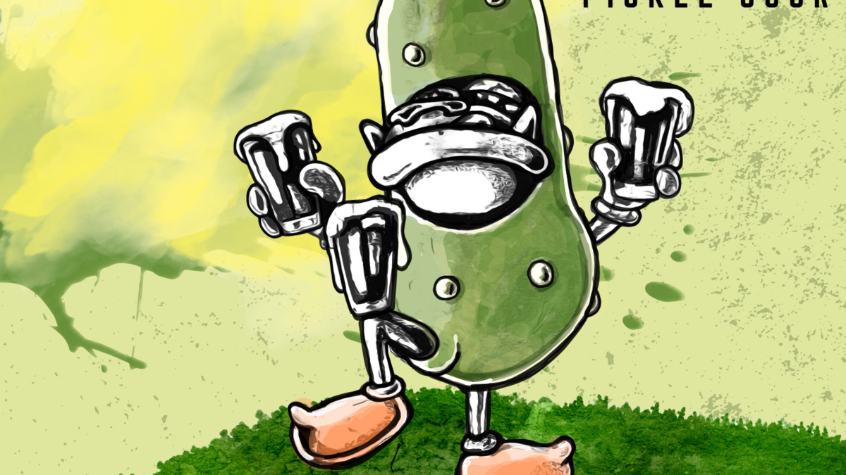 Fat Bat in a pickle suit