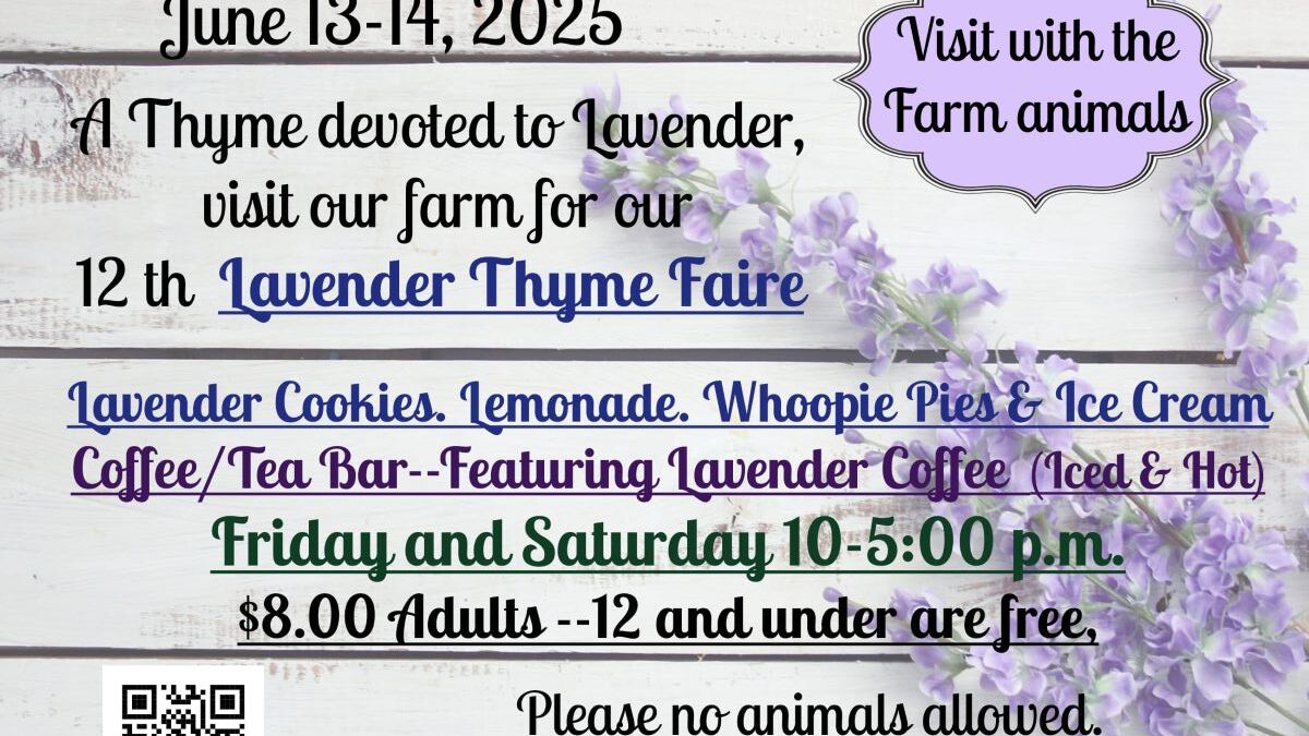 Lavender Thyme Faire