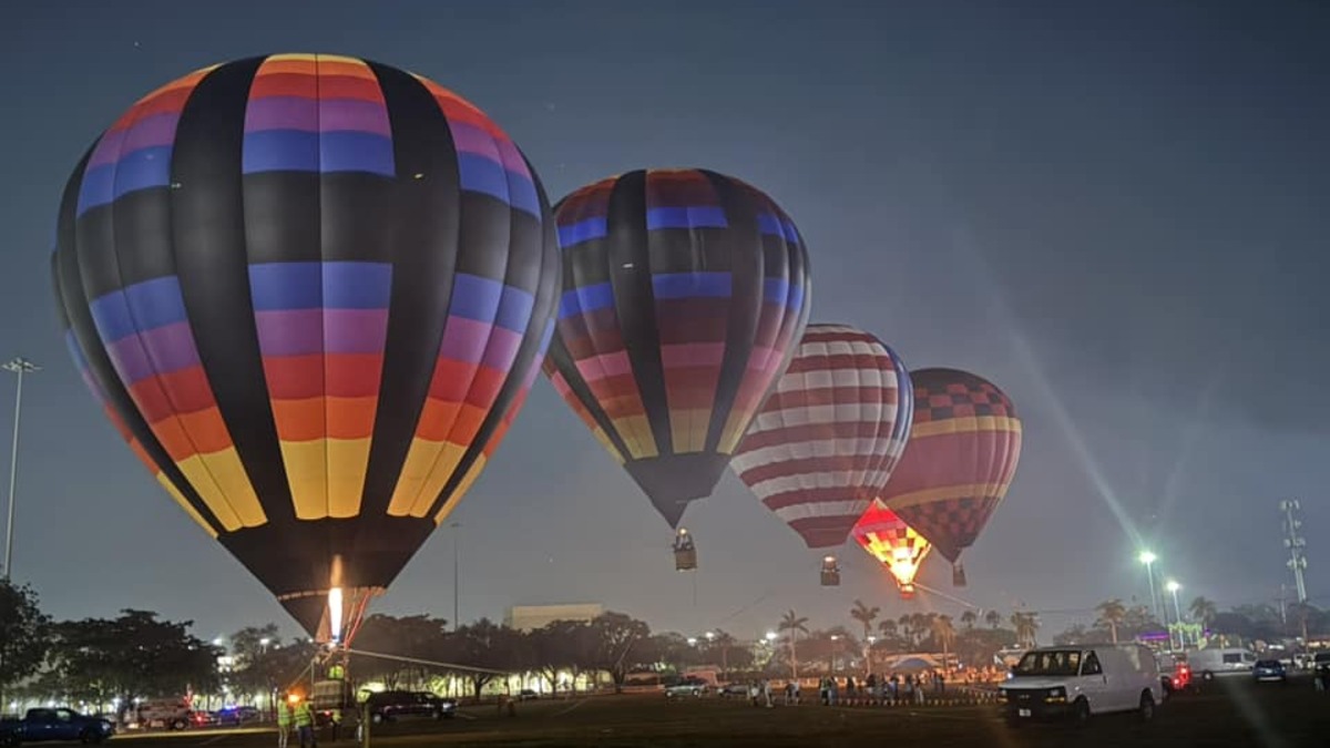 The Balloon Glow and Laser Show