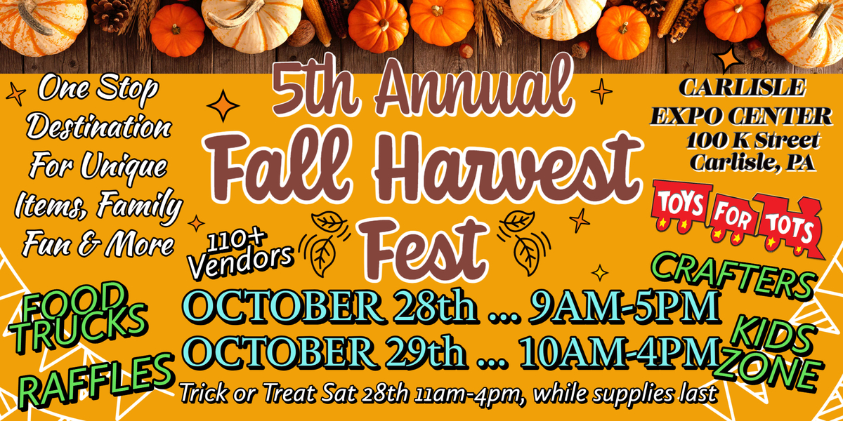 Flyer for the Fall Harvest Festival