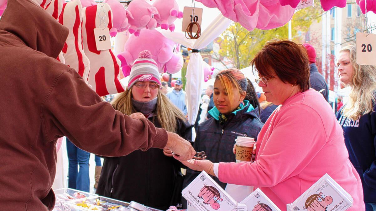 Participants at Bacon Fest in previous years