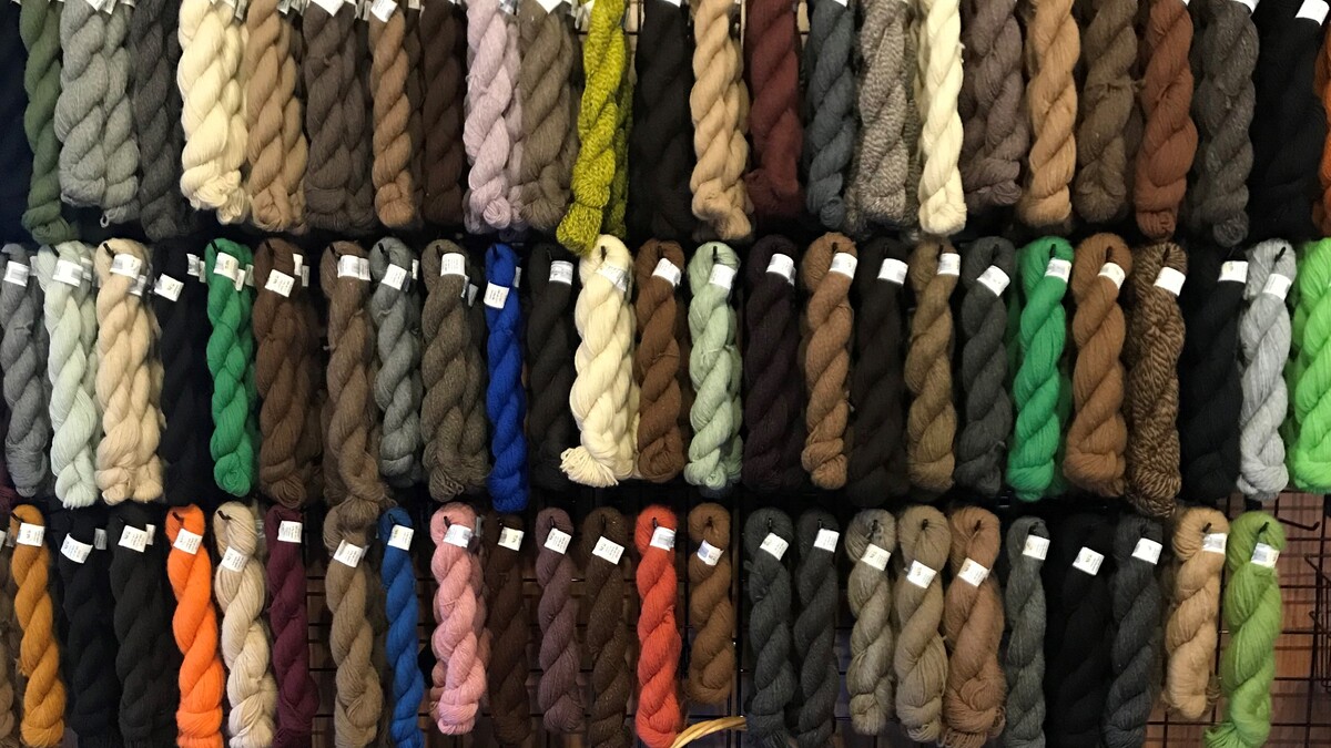 bunches of yarn