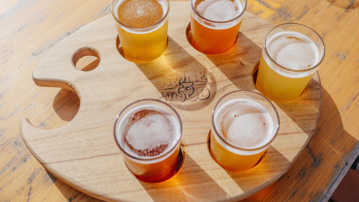 Beer flight sampler