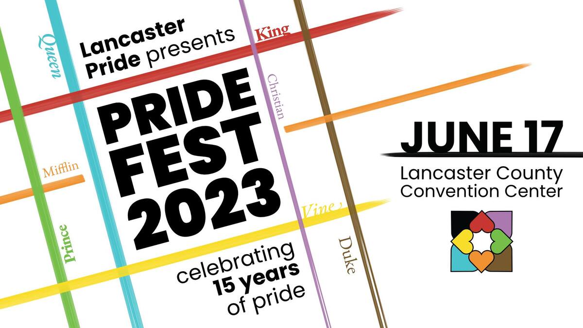 Event Graphic for Lancaster Pride Festival 